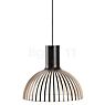 Secto Design Victo 4251, lámpara de suspensión negro, laminado/ cable textil negro