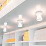Serien Lighting Annex Ceiling Light LED M - external diffuser clear/inner diffuser opal - 2,700 K - phase dimmer application picture