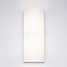 Serien Lighting Club, lámpara de pared aluminio cepillado, pantalla blanca