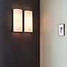 Serien Lighting Club wall light black, shade white application picture