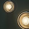 Serien Lighting Curling Applique LED verre - M - diffuseur extérieur argenté/sans diffuseur interne - 2.700 K - produit en situation