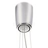 Serien Lighting Curling Hanglamp LED glas - L - externe diffusor klaar wit/binnenste diffusor cilindrisch - 2.700 K