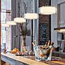 Serien Lighting Curling Pendant Light LED glass - S - external diffuser opal/without inner diffuser - 2,700 K application picture