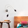 Serien Lighting Poppy Wall 2 arms red/black application picture