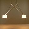 Serien Lighting Twin Suspension LED abat-jour polyméthacrylate de méthyle, chrome brillant