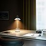 Sigor Nudiderot, lámpara recargable LED cobre - ejemplo de uso previsto