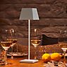 Sigor Nuindie Table Lamp LED with square shade anthracite application picture