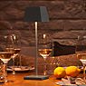 Sigor Nuindie Table Lamp LED with square shade black application picture