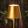 Sigor Nuindie mini, lámpara de sobremesa LED beige duna - ejemplo de uso previsto