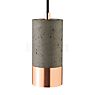 Sigor Upset Concrete Pendant Light concrete dark/ring copper , Warehouse sale, as new, original packaging