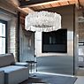 Slamp Accordéon Pendant Light LED silver application picture