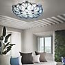 Slamp La Vie Plafond- en Wandlamp blauw - 47 cm productafbeelding