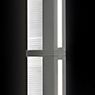 Slamp Modula Linear, lámpara de pie LED negro/cristal translúcido