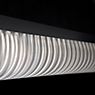 Slamp Modula, lámpara de suspensión LED gris/cristal translúcido - 192 cm