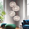 Slamp Veli Couture Suspension câble transparent - 32 cm - produit en situation