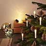 Sompex Ornament Bodemlamp LED glas goud, ø20 cm, voor batterij , uitloopartikelen productafbeelding