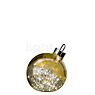 Sompex Ornament Bodemlamp LED glas goud, ø20 cm, voor batterij , uitloopartikelen