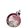 Sompex Ornament Gulvlampe LED glas rød, ø25 cm, til batteri , udgående vare