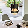 Tala Loop Pendant Light dark grey - small - incl. lamp application picture