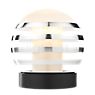 Tecnolumen Bulo Lampe de table noir - Le diffuseur en verre satiné de la lampe à poser tamise la lumière avec homogénéité et harmonie.