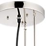 Tecnolumen DMB 26 Ceiling Light brass, ø40 cm - The opal glass diffuser is suspended from the canopy by means of three rods.