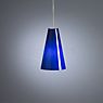 Tecnolumen HLWS, lámpara de suspensión azul - cónico - 18 cm