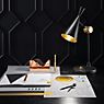 Tom Dixon Beat Table Lamp black/brass application picture
