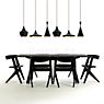 Tom Dixon Beat Wide Lampada a sospensione LED nero/ottone