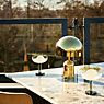 Tom Dixon Bell Akkuleuchte LED gold Anwendungsbild