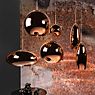 Tom Dixon Copper Round Pendant Light LED copper - ø45 cm application picture