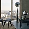 Tom Dixon Melt Cone Fat Lampadaire LED argenté/argenté - produit en situation