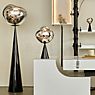 Tom Dixon Melt Cone Fat Lampadaire LED noir/cuivre - produit en situation