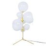 Tom Dixon Melt Lampadaire LED 7 foyers opale/doré