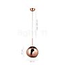 Measurements of the Tom Dixon Melt Pendant Light LED copper, 28 cm in detail: height, width, depth and diameter of the individual parts.