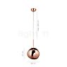 Measurements of the Tom Dixon Melt Pendant Light LED copper - 28 cm in detail: height, width, depth and diameter of the individual parts.