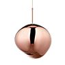 Tom Dixon Melt, lámpara de suspensión LED cobre, 50 cm
