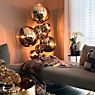 Tom Dixon Mirror Ball Gulvlampe LED 7-flammer guld ansøgning billede