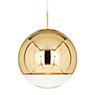 Tom Dixon Mirror Ball Pendant Light LED gold - ø50 cm