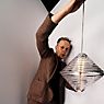 Tom Dixon Press Cone, lámpara de suspensión LED transparente - 2.700 K - ejemplo de uso previsto