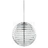 Tom Dixon Press Sphere Pendant Light LED transparent - 2.700 K - ø30 cm