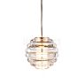 Tom Dixon Press Sphere, lámpara de suspensión LED transparente - 2.700 K - ø14,5 cm