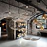 Tom Dixon Spring Pendelleuchte LED silber - small Anwendungsbild