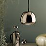 Tom Dixon Void Suspension LED laiton - ø30 cm - produit en situation