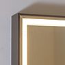 Top Light Lumen Light Miroir LED noir mat, Black Edition, H.80 x L.60 cm