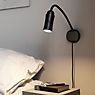 Top Light Neo! Flex Hotel II Wall Light LED Low Voltage black matt/cable red application picture