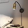 Top Light Neo! Flex Hotel II, lámpara de pared LED baja tensión latón/cable negro - ejemplo de uso previsto