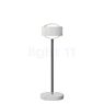 Top Light Puk! 120 Eye Avantgarde Lampe de table LED blanc mat/chrome - lentille mat