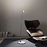 Top Light Puk! 80 Avantgarde Floor Lamp LED black-wood/chrome - lens clear application picture