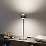 Top Light Puk! 80 Eye Avantgarde, lámpara de sobremesa LED latón cepillado/negro mate - lente mate - ejemplo de uso previsto