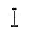 Top Light Puk Eye Table Tafellamp LED zwart mat/chroom - 37 cm